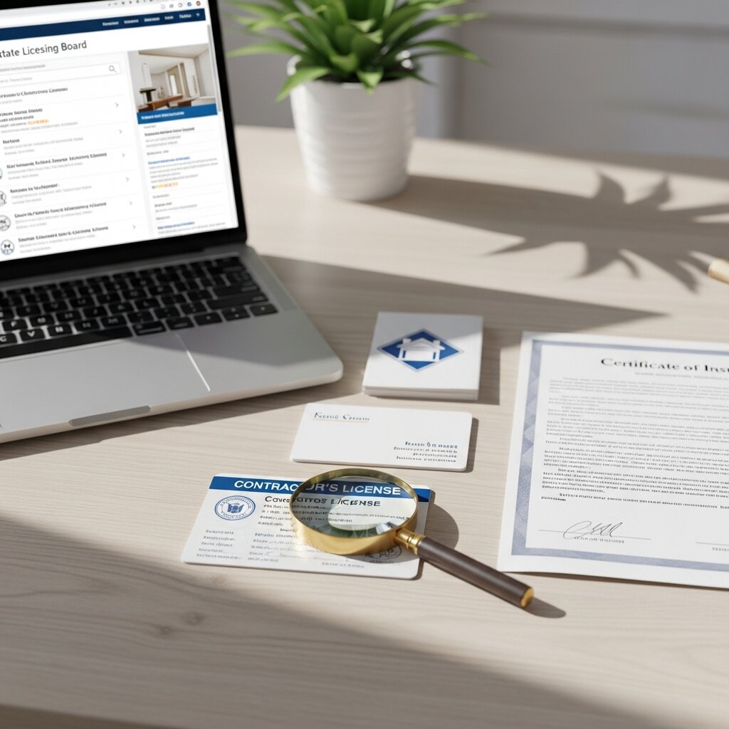 Contractor license verification and lookup
